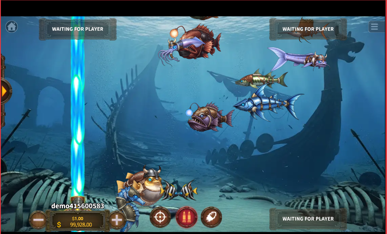 Sea of Berserkers Online Video Slot screenshot