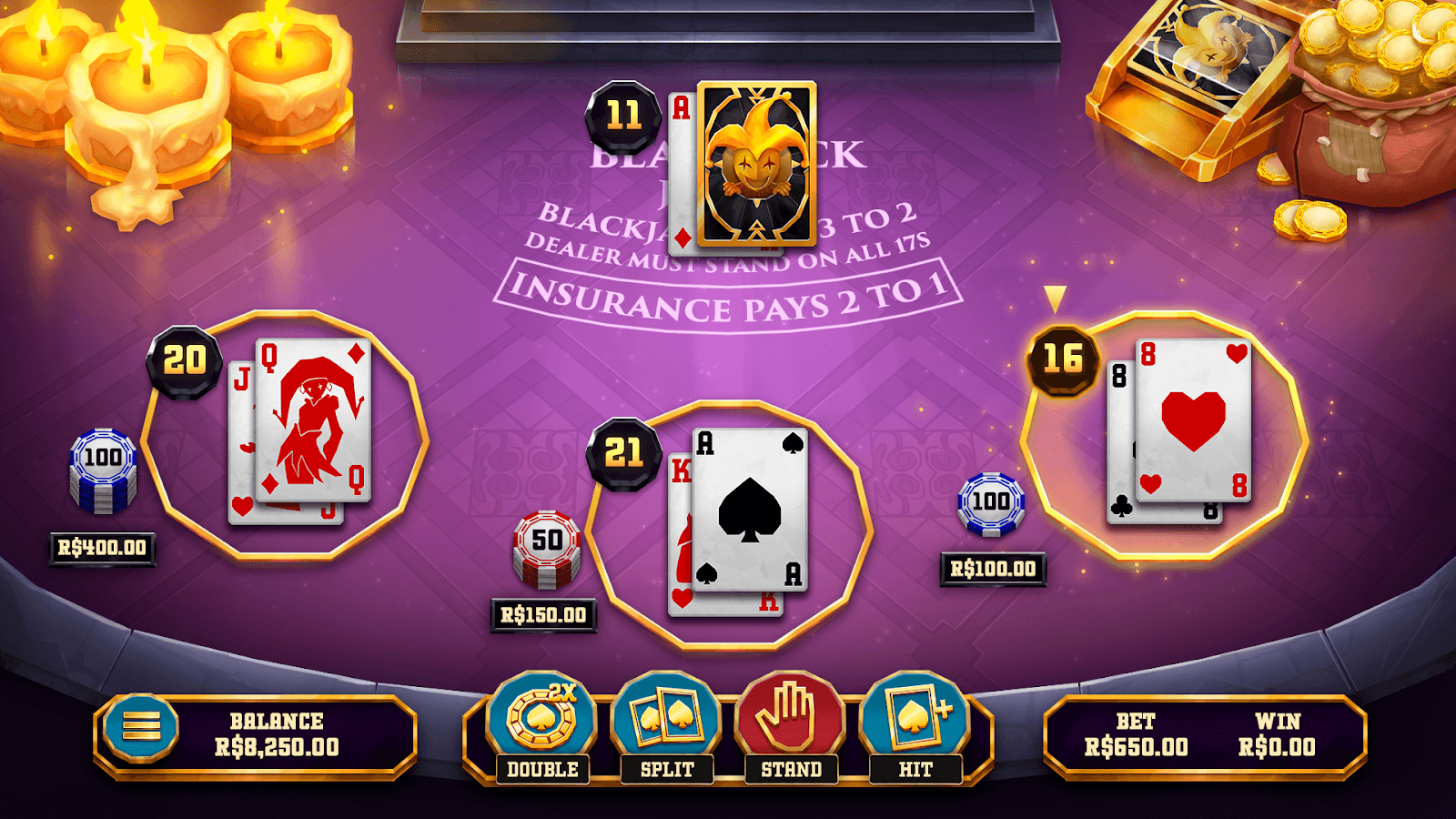 Blackjack Joker Online Video Slot