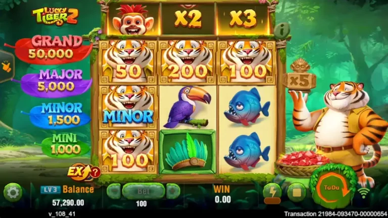 Lucky Tiger slot screenshot
