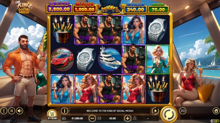 The King of Social Media slot screenshot