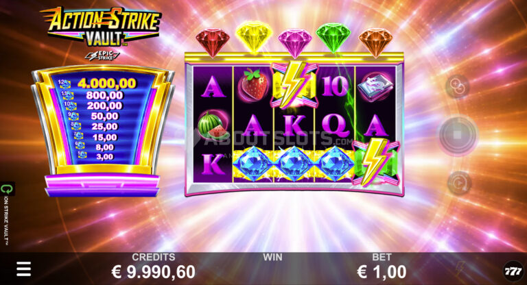Action Strike Vault slot screenshot