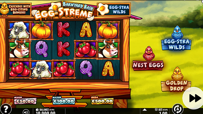 Barnyard Bash Egg-streme Online Video Slot
