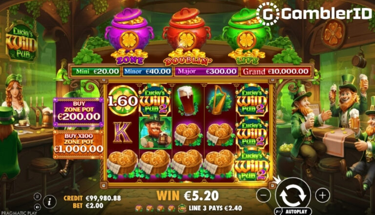 Lucky’s Wild Pub 2 slot screenshot