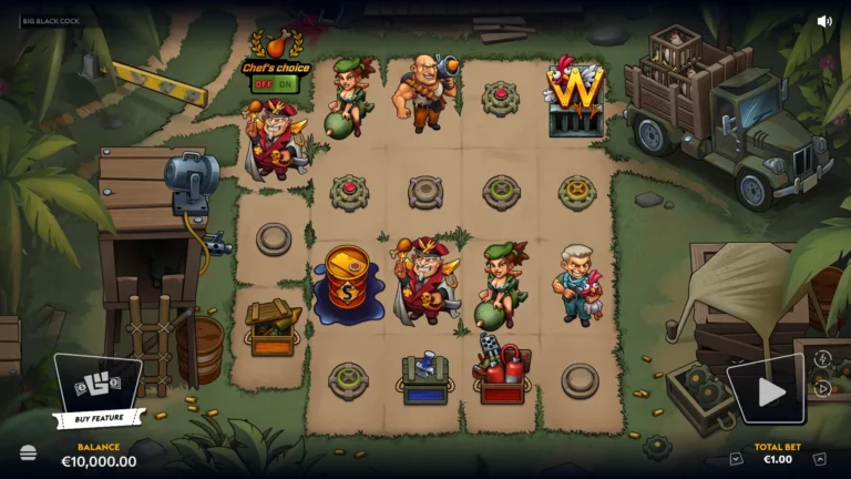 Big Black Cock Online Video Slot gameplay screenshot