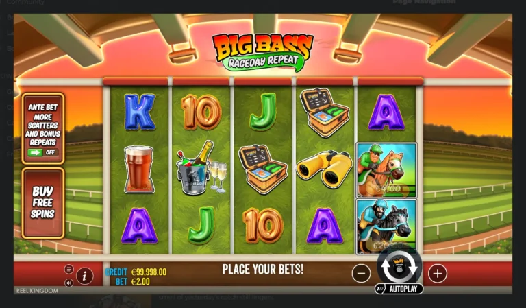 Big Bass Raceday Repeat slot screenshot