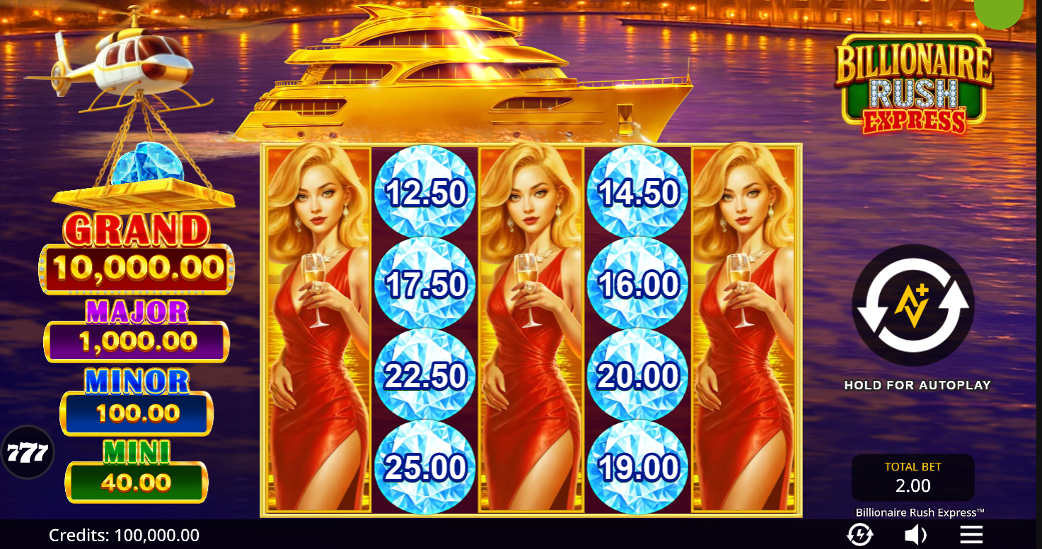 Billionaire Rush Express Online Video Slot