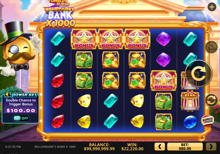 Billionaire's Bank X 1000 Online Video Slot