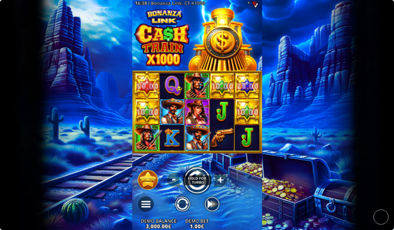 Bonanza Link Cash Train x1000 slot gameplay screenshot