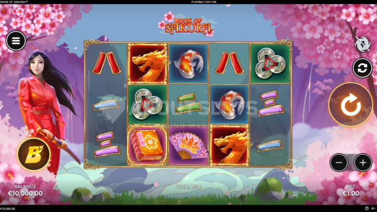 Book Of Sakura slot screenshot