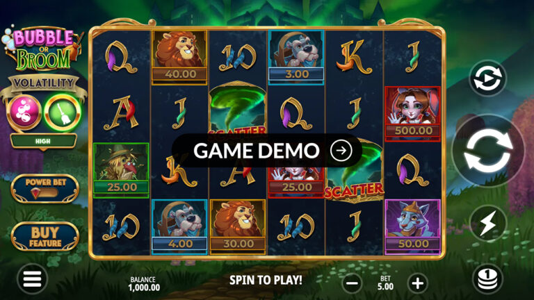 Bubble or Broom Online Video Slot