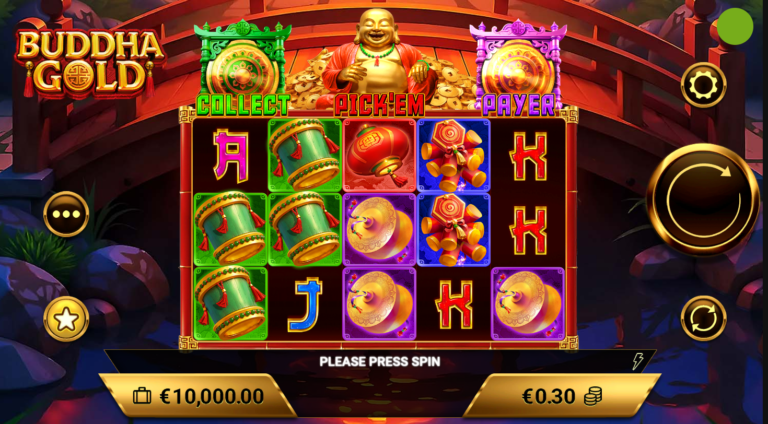 Buddha Gold slot gameplay screenshot