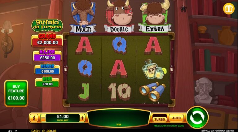 Buffalo da Fortuna Online Video Slot
