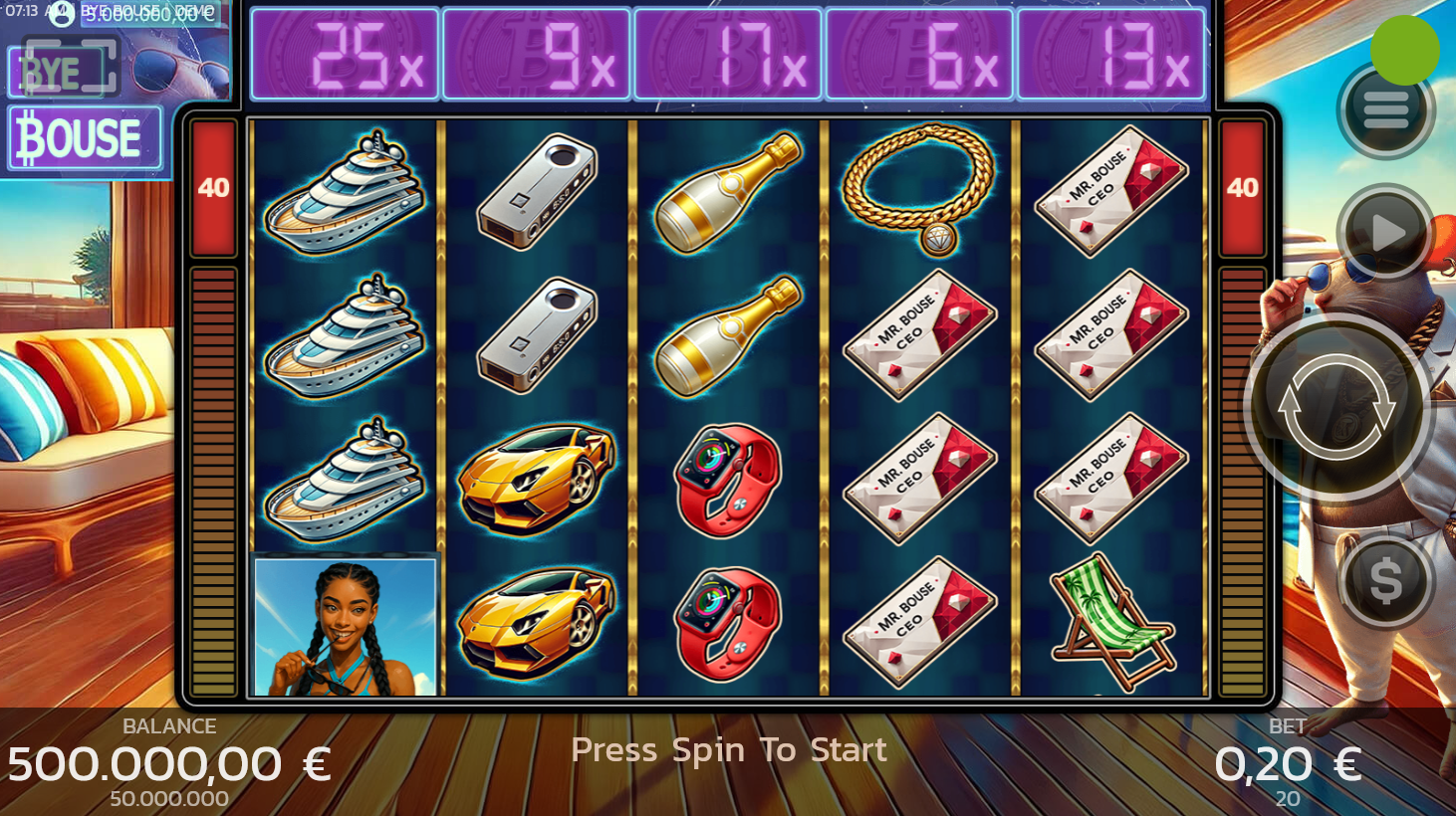Bye Bouse Online Video Slot