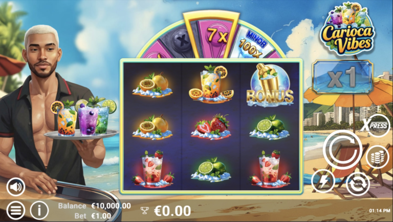 Carioca Vibes Online Video Slot gameplay screenshot