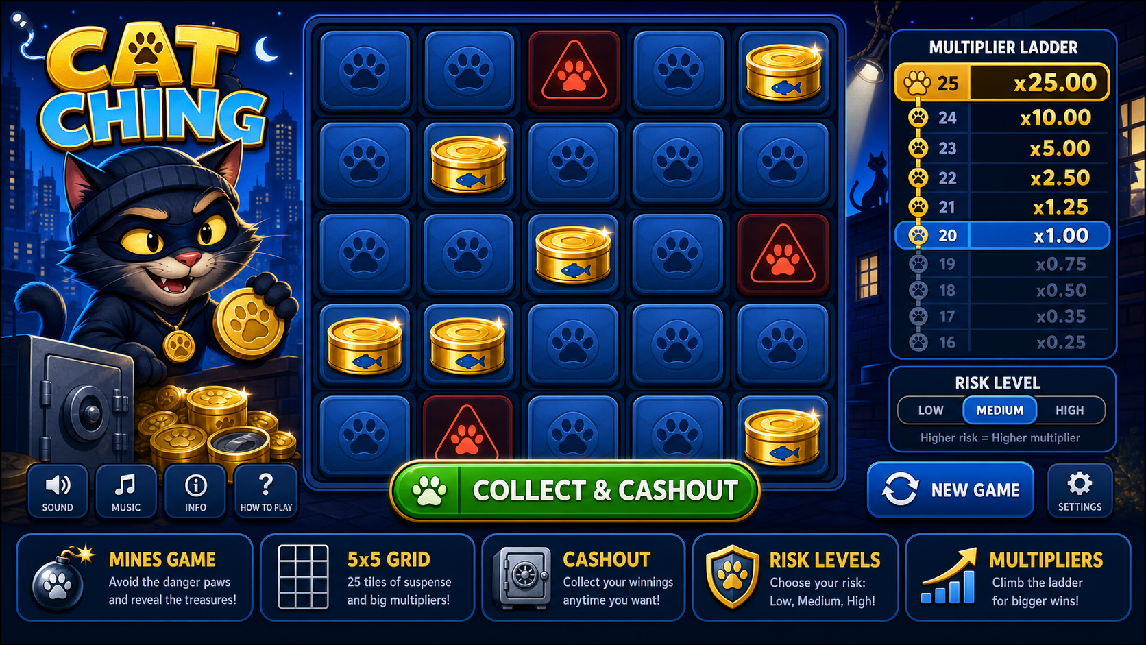 Cat Ching Online Video Slot