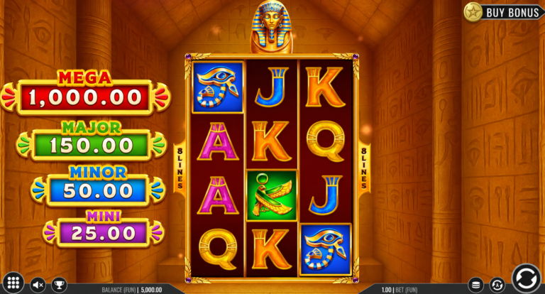 Cleopatra's Fortune slot gameplay screenshot
