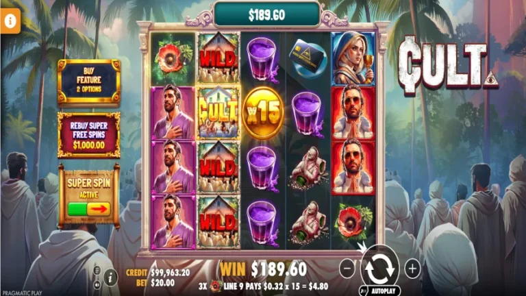 Cult slot screenshot