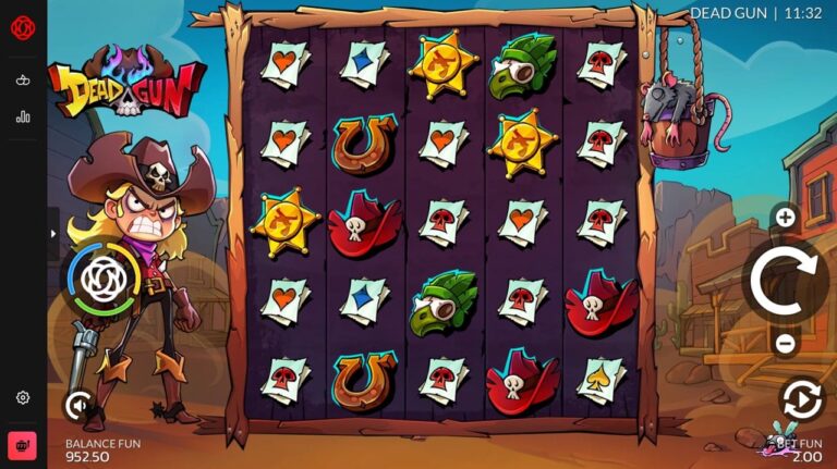 Dead Gun slot gameplay screenshot