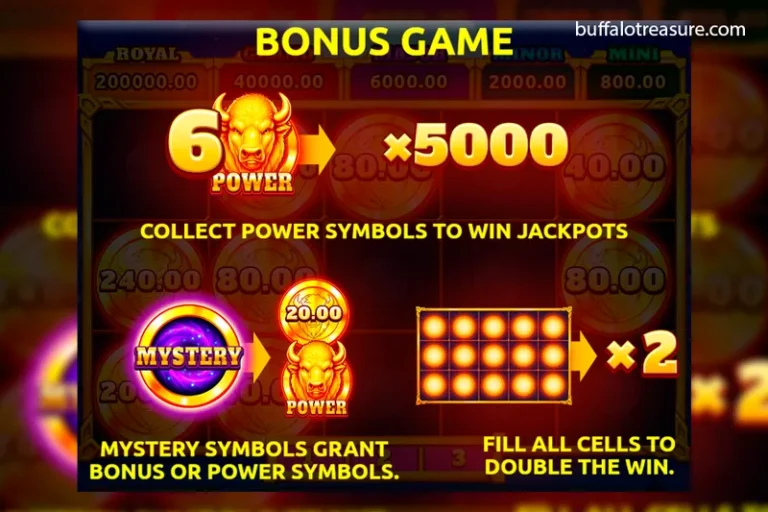 Buffalo Treasure slot screenshot