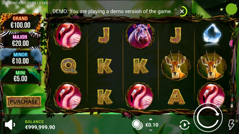Diamond King Gorilla Online Video Slot