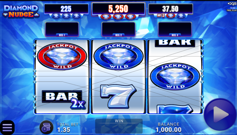 Diamond Nudge AGS slot gameplay screenshot