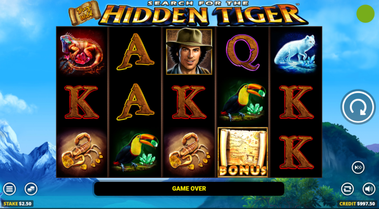 Diego Wild Search for the Hidden Tiger Online Video Slot