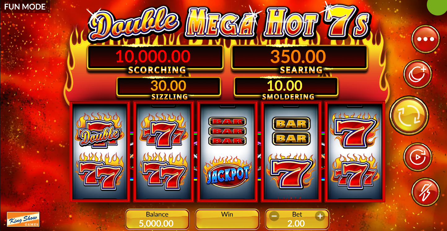 Double Mega Hot 7s King Show Games slot gameplay screenshot