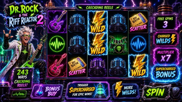 Dr. Rock And The Riff Reactor 2 slot screenshot