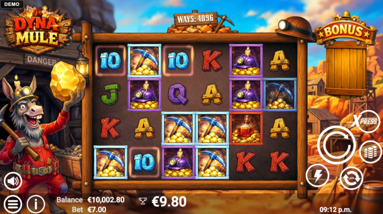 Dyna Mule slot screenshot