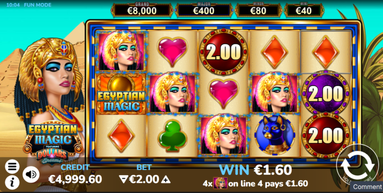Egyptian Magic Dollars & Dreams Online Video Slot