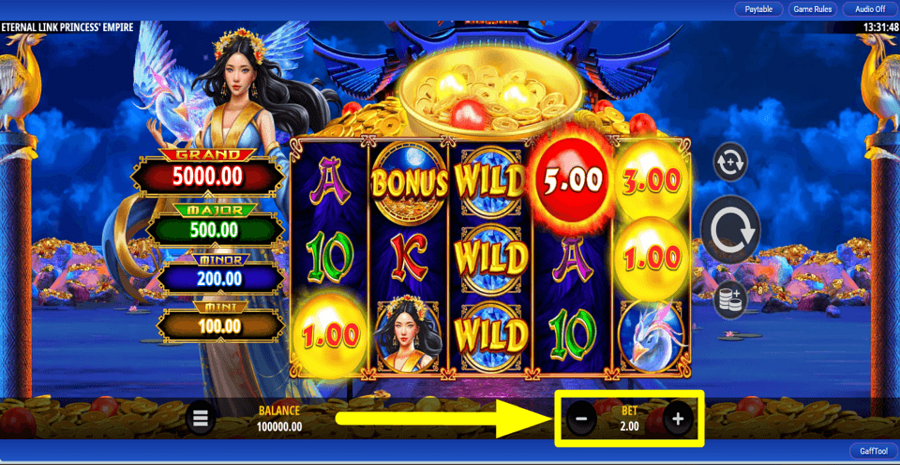 Eternal Link Princess' Empire Online Video Slot