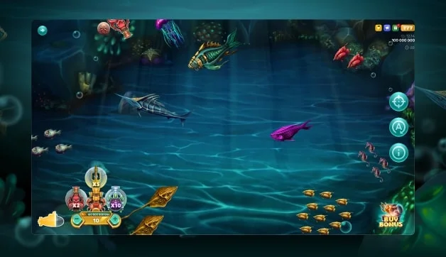 King of Ocean casino fishing game screenshot
