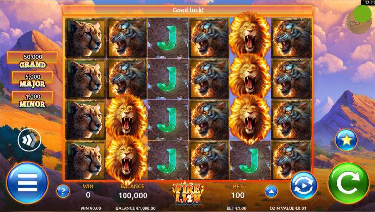Fire Lion 2 Online Video Slot screenshot