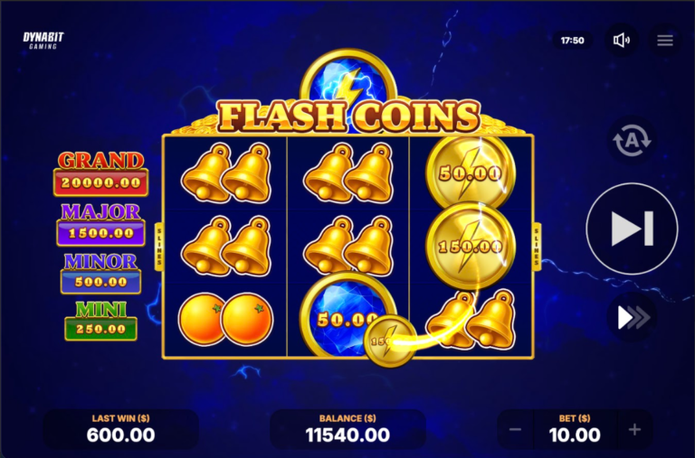 Flash Coins Hold and Win Online Video Slot