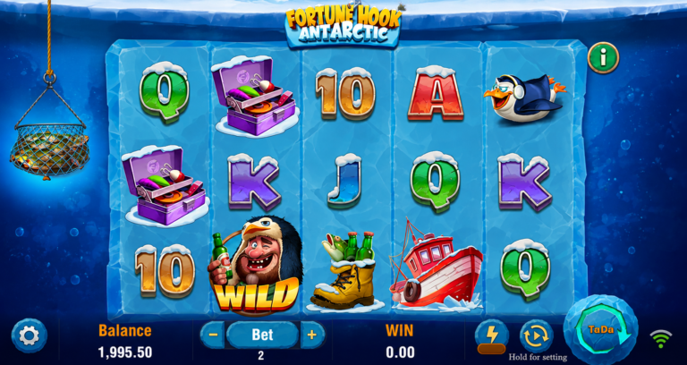 Fortune Hook Antarctic Online Video Slot gameplay screenshot