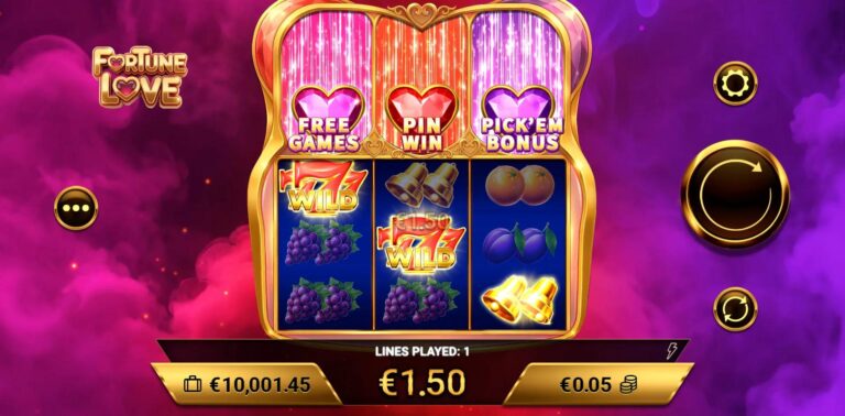 Fortune Love Amigo Gaming slot gameplay screenshot