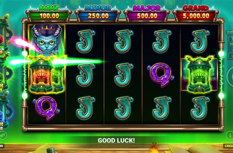 Frankenstein's Fortune online slot gameplay screenshot