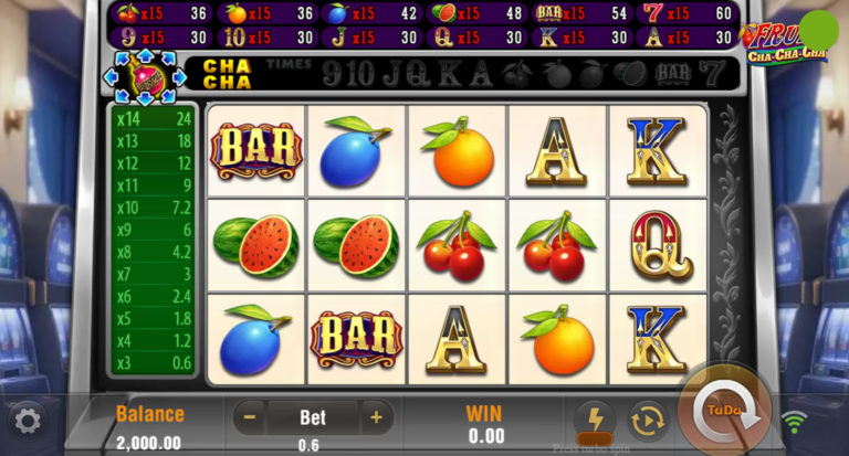 Fruit Cha Cha Cha TaDa Gaming slot gameplay screenshot