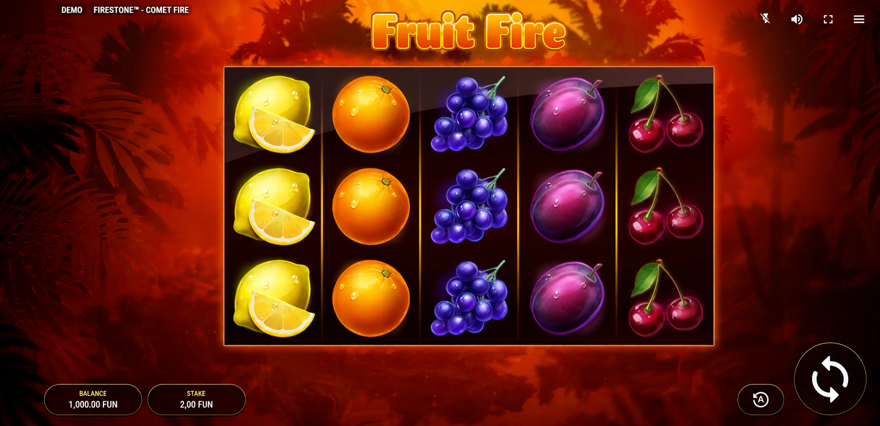 Fruit Fire Online Video Slot