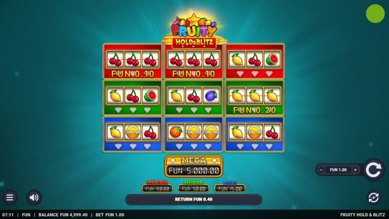 Fruity Hold & Blitz Online Video Slot