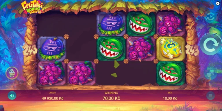 Frutiki Bonus Party slot gameplay screenshot
