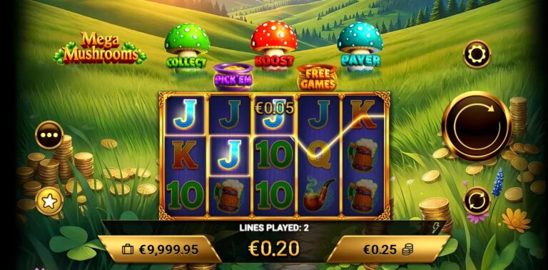 Mega Mushrooms Online Video Slot