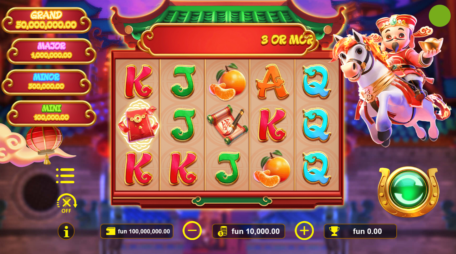 Golden Gallop Naga Games slot gameplay screenshot