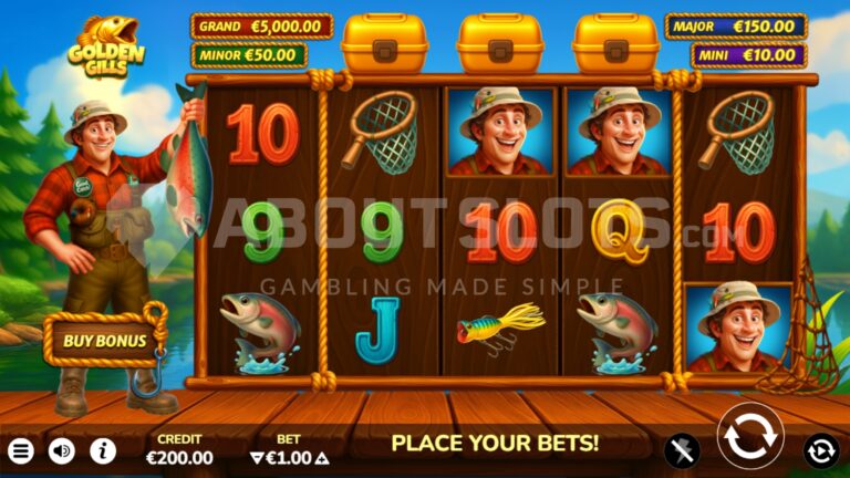 Golden Gills Online Video Slot gameplay screenshot