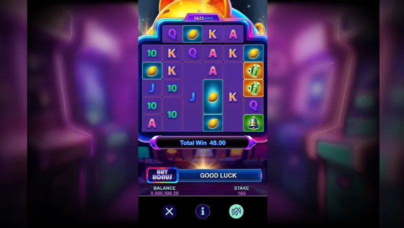 Golden Piggy Megaways Funky Games slot gameplay screenshot