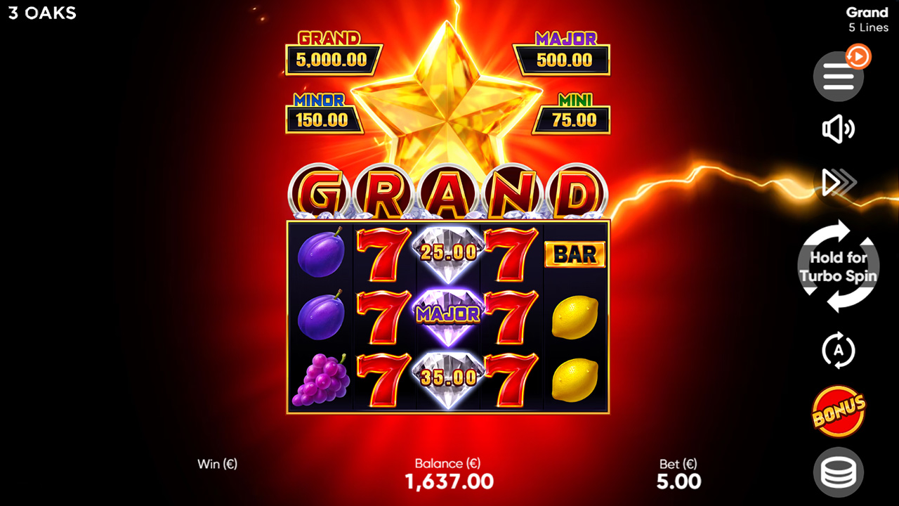 Grand Online Video Slot gameplay screenshot
