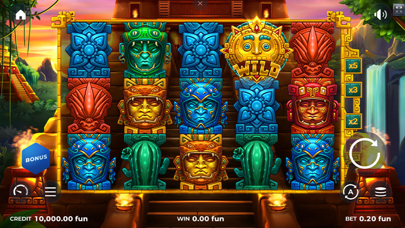 Grand Totem slot gameplay screenshot