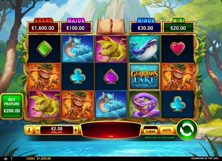 Guardians of the Lake Online Video Slot gameplay screenshot