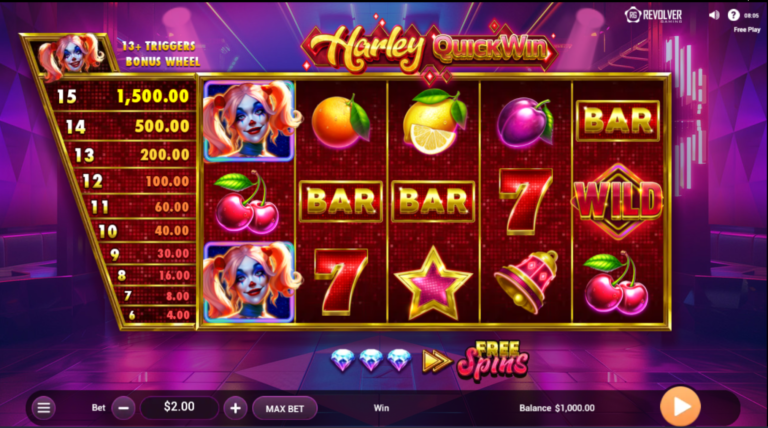 Harley SurPrize Online Video Slot gameplay screenshot