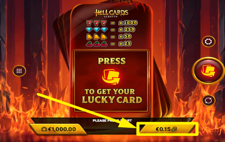 Hellcards Scratch Online Video Slot